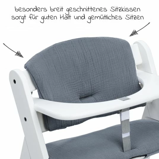Deals 😀 Hauck Sitzkissen / Hochstuhlauflage Highchair Pad für Alpha Plus Hochstuhl - Stone 🤩 3 Deals 😀 Hauck Sitzkissen / Hochstuhlauflage Highchair Pad für Alpha Plus Hochstuhl - Stone 🤩 - Image 3