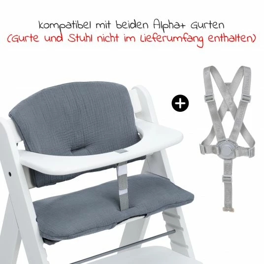 Deals 😀 Hauck Sitzkissen / Hochstuhlauflage Highchair Pad für Alpha Plus Hochstuhl - Stone 🤩 4 Deals 😀 Hauck Sitzkissen / Hochstuhlauflage Highchair Pad für Alpha Plus Hochstuhl - Stone 🤩 - Image 4