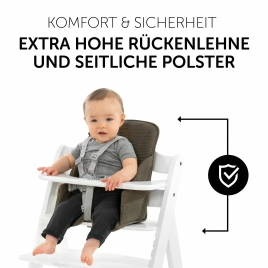 Promo 💯 Hauck Sitzverkleinerer / Sitzkissen für Alpha Hochstuhl - Cosy Select - Waffle Pique Olive 🥰 5 Promo 💯 Hauck Sitzverkleinerer / Sitzkissen für Alpha Hochstuhl - Cosy Select - Waffle Pique Olive 🥰 - Image 5