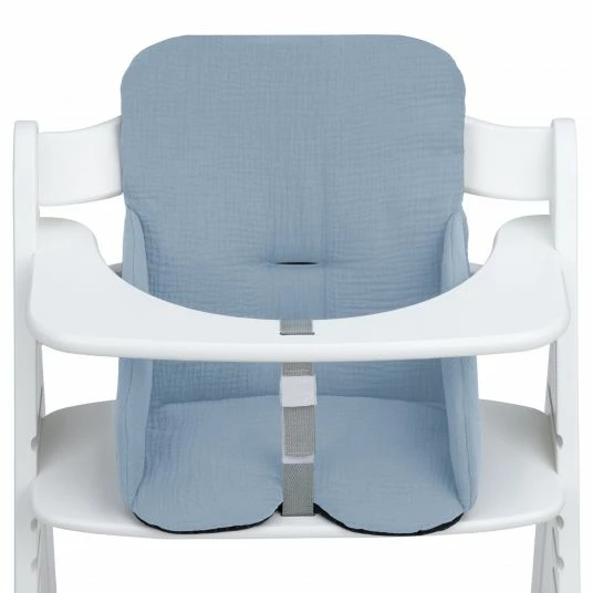 Promo 😀 Hauck Sitzverkleinerer / Sitzkissen Highchair Baby Pad für Alpha Plus Hochstuhl - Dusty Blue 👏 1 Promo 😀 Hauck Sitzverkleinerer / Sitzkissen Highchair Baby Pad für Alpha Plus Hochstuhl - Dusty Blue 👏