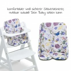 Best Pirce 🤩 Hauck Sitzverkleinerer / Sitzkissen Highchair Baby Pad für Alpha Plus Hochstuhl - Floral Beige 🎁 -Live & Sleep Sales hauck sitzverkleinerer sitzkissen highchair baby pad fur alpha plus hochstuhl floral beige 669150 d2