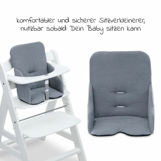 Wholesale 🧨 Hauck Sitzverkleinerer / Sitzkissen Highchair Baby Pad für Alpha Plus Hochstuhl - Stone 🔔 3 Wholesale 🧨 Hauck Sitzverkleinerer / Sitzkissen Highchair Baby Pad für Alpha Plus Hochstuhl - Stone 🔔 - Image 3