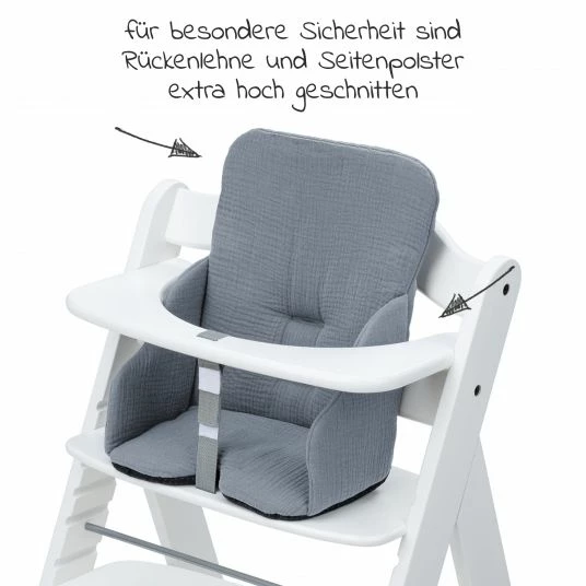 Wholesale 🧨 Hauck Sitzverkleinerer / Sitzkissen Highchair Baby Pad für Alpha Plus Hochstuhl - Stone 🔔 4 Wholesale 🧨 Hauck Sitzverkleinerer / Sitzkissen Highchair Baby Pad für Alpha Plus Hochstuhl - Stone 🔔 - Image 4