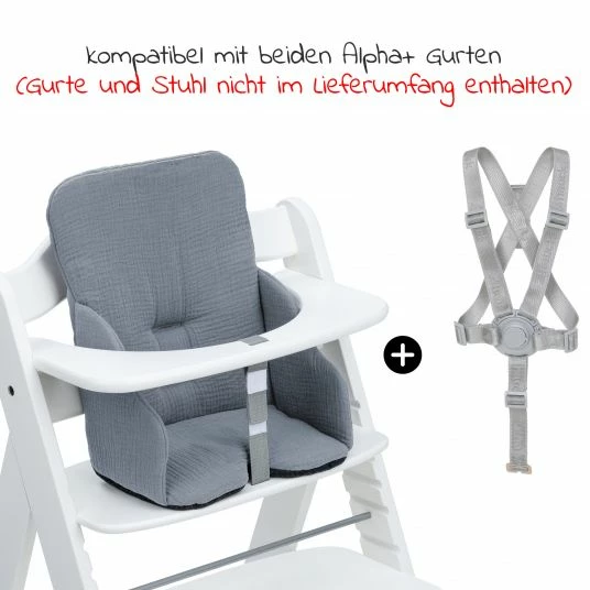 Wholesale 🧨 Hauck Sitzverkleinerer / Sitzkissen Highchair Baby Pad für Alpha Plus Hochstuhl - Stone 🔔 6 Wholesale 🧨 Hauck Sitzverkleinerer / Sitzkissen Highchair Baby Pad für Alpha Plus Hochstuhl - Stone 🔔 - Image 6