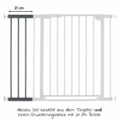 Live & Sleep Sales -Live & Sleep Sales hauck turschutzgitter inkl verlangerung clear step autoclose 2 set 21 cm dark grey 597460 d1