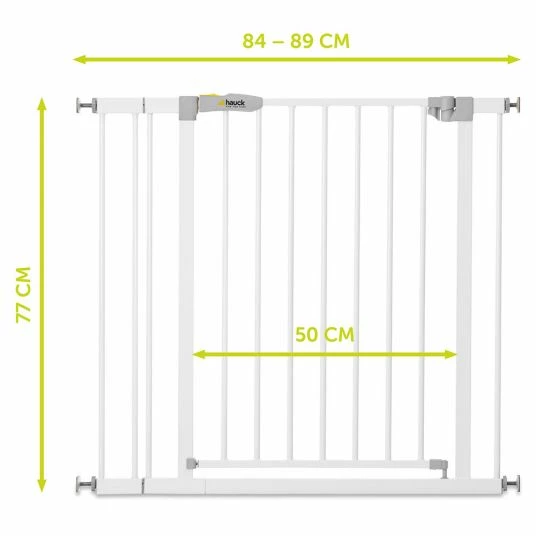 Cheapest 🎁 Hauck Türschutzgitter Stop N Safe 2 (84 bis 89 cm) + 9cm Verlängerung - ohne Bohren - White 😀 6 Cheapest 🎁 Hauck Türschutzgitter Stop N Safe 2 (84 bis 89 cm) + 9cm Verlängerung - ohne Bohren - White 😀 - Image 6
