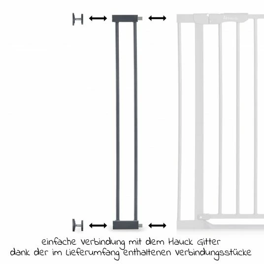 Flash Sale 🔔 Hauck Türschutzgitter Verlängerung Safety Gate Extensions 9 cm - Dark Grey 😀 3 Flash Sale 🔔 Hauck Türschutzgitter Verlängerung Safety Gate Extensions 9 cm - Dark Grey 😀 - Image 3