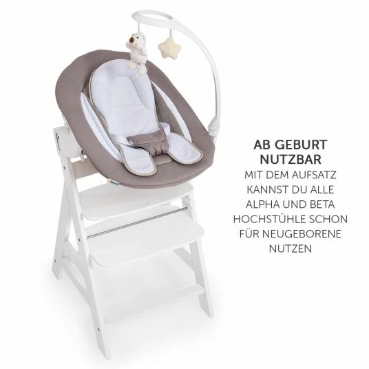 Coupon ❤️ Hauck Verstellbarer Neugeborenenaufsatz & Wippe für Alpha & Beta Hochstuhl - Bouncer 2in1 Deluxe - Sand 🔔 5 Coupon ❤️ Hauck Verstellbarer Neugeborenenaufsatz & Wippe für Alpha & Beta Hochstuhl - Bouncer 2in1 Deluxe - Sand 🔔 - Image 5