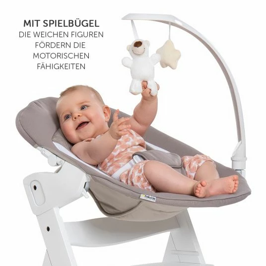 Coupon ❤️ Hauck Verstellbarer Neugeborenenaufsatz & Wippe für Alpha & Beta Hochstuhl - Bouncer 2in1 Deluxe - Sand 🔔 6 Coupon ❤️ Hauck Verstellbarer Neugeborenenaufsatz & Wippe für Alpha & Beta Hochstuhl - Bouncer 2in1 Deluxe - Sand 🔔 - Image 6