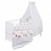 Best reviews of 🎉 Jonka Babybett-Komplett-Set Mona inkl. Bettwäsche, Himmel, Nestchen & Matratze 70 x 140 cm - Eulenpaar - Weiß 👍