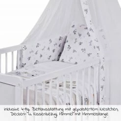 Coupon 😀 Jonka Babybett-Komplett-Set Mona inkl. Bettwäsche, Himmel, Nestchen & Matratze 70 x 140 cm - Spielbär - Weiß 💯 9 Coupon 😀 Jonka Babybett-Komplett-Set Mona inkl. Bettwäsche, Himmel, Nestchen & Matratze 70 x 140 cm - Spielbär - Weiß 💯 -Live & Sleep Sales jonka babybett komplett set mona inkl bettwasche himmel nestchen matratze 70 x 140 cm spielbar weiss kp 500 4050 05 d3