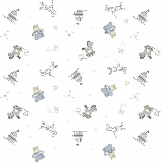 Coupon 😀 Jonka Babybett-Komplett-Set Mona inkl. Bettwäsche, Himmel, Nestchen & Matratze 70 x 140 cm - Spielbär - Weiß 💯 5 Coupon 😀 Jonka Babybett-Komplett-Set Mona inkl. Bettwäsche, Himmel, Nestchen & Matratze 70 x 140 cm - Spielbär - Weiß 💯 - Image 5