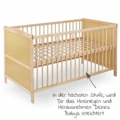 Best Pirce ❤️ Jonka Babybett und Kinderbett Leni 70 x 140 cm - Natur 🌟 8 Best Pirce ❤️ Jonka Babybett und Kinderbett Leni 70 x 140 cm - Natur 🌟 -Live & Sleep Sales jonka babybett und kinderbett leni 70 x 140 cm natur kp 500 0000 06 d2