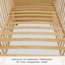 Best Pirce ❤️ Jonka Babybett und Kinderbett Leni 70 x 140 cm - Natur 🌟 9 Best Pirce ❤️ Jonka Babybett und Kinderbett Leni 70 x 140 cm - Natur 🌟 -Live & Sleep Sales jonka babybett und kinderbett leni 70 x 140 cm natur kp 500 0000 06 d3