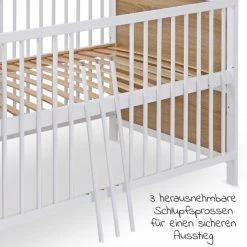 Best Pirce 🌟 Jonka Babybett und Kinderbett Max 70 x 140 cm - Weiß Eiche 👏 11 Best Pirce 🌟 Jonka Babybett und Kinderbett Max 70 x 140 cm - Weiß Eiche 👏 -Live & Sleep Sales jonka babybett und kinderbett max 70 x 140 cm weiss eiche kp 500 0000 08 d5