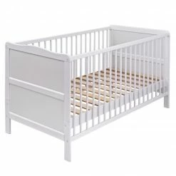 Budget โจ Jonka Babybett und Kinderbett Mona 70 x 140 cm - Weiร โ๏ธ