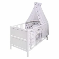 Best Pirce ✔️ Jonka Kinderzimmer Sparset Mona mit Bett, Wickelkommode, Bettwäsche, Himmel,Nestchen, Matratze 70x140 cm - Kuschelbären - Weiß - Collection 2022 🛒 11 Best Pirce ✔️ Jonka Kinderzimmer Sparset Mona mit Bett, Wickelkommode, Bettwäsche, Himmel,Nestchen, Matratze 70x140 cm - Kuschelbären - Weiß - Collection 2022 🛒 -Live & Sleep Sales jonka kinderzimmer sparset mona mit bett wickelkommode bettwasche himmel nestchen matratze 70x140 cm kuschelbaren weiss set 534 d5