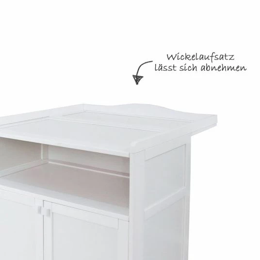 Outlet 😀 Jonka Kinderzimmer Sparset Mona mit Bett, Wickelkommode, Bettwäsche, Himmel, Nestchen, Matratze 70x140 cm - Nachthimmel - Weiß - Collection 2022 ✨ 5 Outlet 😀 Jonka Kinderzimmer Sparset Mona mit Bett, Wickelkommode, Bettwäsche, Himmel, Nestchen, Matratze 70x140 cm - Nachthimmel - Weiß - Collection 2022 ✨ - Image 5