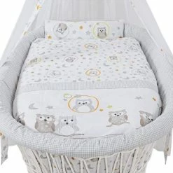 Brand new ❤️ Jonka Complete bassinet white - pair of owls 🌟 8 Brand new ❤️ Jonka Complete bassinet white - pair of owls 🌟 -Live & Sleep Sales jonka komplett stubenwagen weiss eulenpaar 320 4060 05 d2