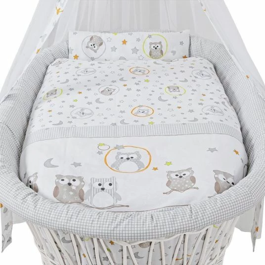 Brand new ❤️ Jonka Complete bassinet white - pair of owls 🌟 3 Brand new ❤️ Jonka Complete bassinet white - pair of owls 🌟 - Image 3