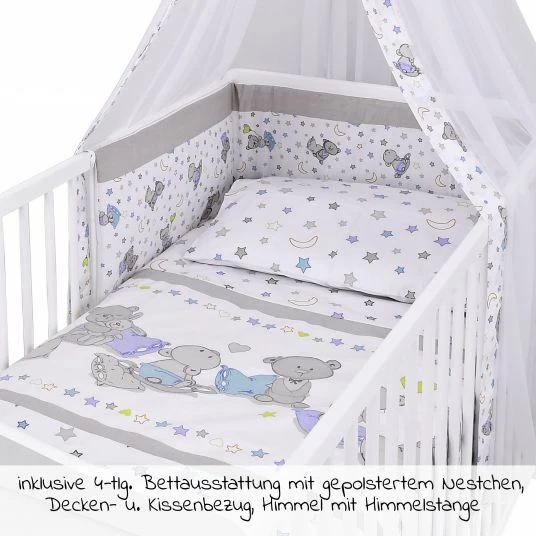 Flash Sale 🥰 Jonka Komplettbett Mona Weiß 70 x 140 cm - Kuschelbären - Weiß 😍 4 Flash Sale 🥰 Jonka Komplettbett Mona Weiß 70 x 140 cm - Kuschelbären - Weiß 😍 - Image 4