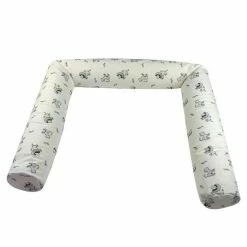 Hot Sale 🧨 Joyfill Nestchenschlange Jersey Mikroperlen 180 cm - Wildlife - Weiß Grau 👍