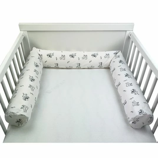 Hot Sale 🧨 Joyfill Nestchenschlange Jersey Mikroperlen 180 cm - Wildlife - Weiß Grau 👍 2 Hot Sale 🧨 Joyfill Nestchenschlange Jersey Mikroperlen 180 cm - Wildlife - Weiß Grau 👍 - Image 2