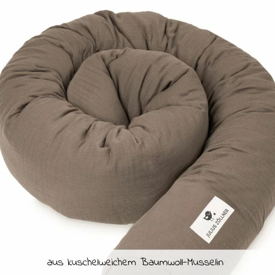 Promo 🔥 Julius Zöllner Bettschlange Musselin 180 cm - Nougat 😉 2 Promo 🔥 Julius Zöllner Bettschlange Musselin 180 cm - Nougat 😉 - Image 2