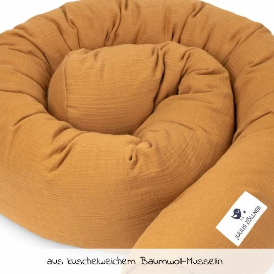 Hot Sale 🤩 Julius Zöllner Bettschlange Musselin 180 cm - Zimt 🌟 2 Hot Sale 🤩 Julius Zöllner Bettschlange Musselin 180 cm - Zimt 🌟 - Image 2