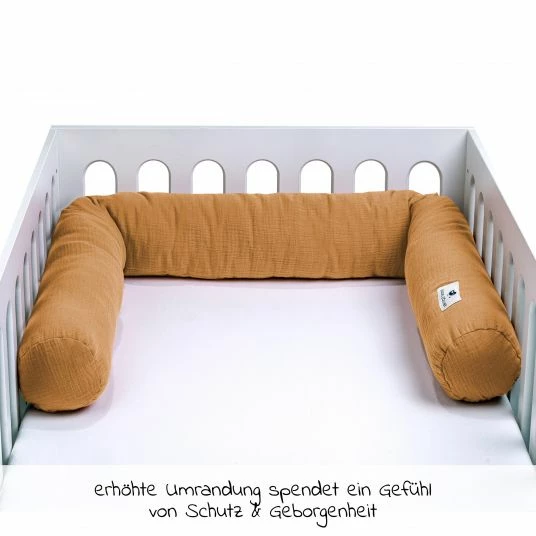 Hot Sale 🤩 Julius Zöllner Bettschlange Musselin 180 cm - Zimt 🌟 3 Hot Sale 🤩 Julius Zöllner Bettschlange Musselin 180 cm - Zimt 🌟 - Image 3