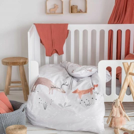 Budget 🌟 Julius Zöllner Bettwäsche 100 x 135 / 40 x 60 cm - Woodlife 👏 3 Budget 🌟 Julius Zöllner Bettwäsche 100 x 135 / 40 x 60 cm - Woodlife 👏 - Image 3