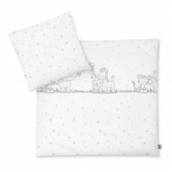 Flash Sale 🌟 Julius Zöllner Bettwäsche 80 x 80 / 35 x 40 cm - Dschungelbande 👏