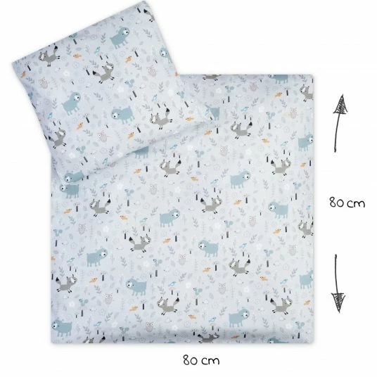 Buy ✨ Julius Zöllner Bettwäsche Jersey 80 x 80 / 35 x 40 cm - Smart Friends ✔️ 2 Buy ✨ Julius Zöllner Bettwäsche Jersey 80 x 80 / 35 x 40 cm - Smart Friends ✔️ - Image 2