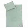Promo 😍 Julius Zöllner Bettwäsche Musselin 100 x 135 / 40 x 60 cm - Grün 🧨