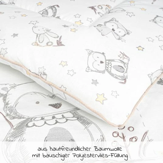 Cheap ⭐ Julius Zöllner Krabbeldecke 95 x 135 cm - Häschen & Eule 😀 3 Cheap ⭐ Julius Zöllner Krabbeldecke 95 x 135 cm - Häschen & Eule 😀 - Image 3