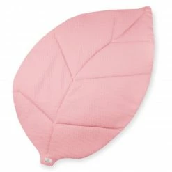 Best deal ❤️ Julius Zöllner Krabbeldecke Blatt Nordic 170 x 110 cm - Waffelpique - Blush ✔️