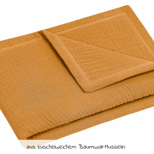 Cheapest 🌟 Julius Zöllner Kuscheldecke Musselin 70 x 100 cm - Zimt 👏 2 Cheapest 🌟 Julius Zöllner Kuscheldecke Musselin 70 x 100 cm - Zimt 👏 - Image 2