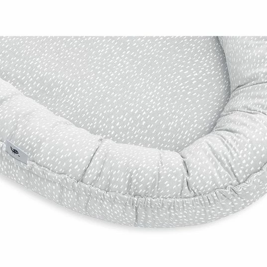 Wholesale 👍 Julius Zöllner Babynest NIDO - Tiny Squares - Grey ✨ 2 Wholesale 👍 Julius Zöllner Babynest NIDO - Tiny Squares - Grey ✨ - Image 2