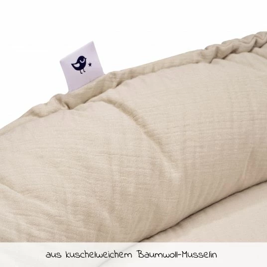 Buy 👏 Julius Zöllner Kuschelnest NIDO Musselin - Sand 🛒 3 Buy 👏 Julius Zöllner Kuschelnest NIDO Musselin - Sand 🛒 - Image 3