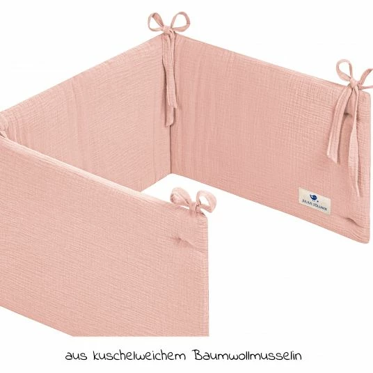 Brand new 🎁 Julius Zöllner Nestchen Musselin 180 x 35 cm - Dusty Rose 😀 3 Brand new 🎁 Julius Zöllner Nestchen Musselin 180 x 35 cm - Dusty Rose 😀 - Image 3