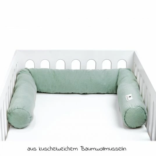 Buy ❤️ Julius Zöllner Nestchenschlange Musselin 180 cm - Grün 😉 2 Buy ❤️ Julius Zöllner Nestchenschlange Musselin 180 cm - Grün 😉 - Image 2