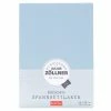 Budget 😀 Julius Zöllner fitted sheet terrycloth for cot 60 x 120 / 70 x 140 cm - light blue ❤️