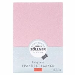 Cheap ✨ Julius Zöllner fitted sheet terrycloth for cot 60 x 120 / 70 x 140 cm - pink 🎁