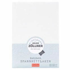 Buy 🌟 Julius Zöllner fitted sheet terrycloth for cot 60 x 120 / 70 x 140 cm - white 🔔