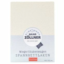 Top 10 ✔️ Julius Zöllner Fitted sheet terry for small mattresses 40 x 90 cm - Ecru 🛒