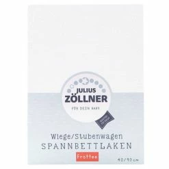 Promo 🌟 Julius Zöllner fitted sheet terry cloth for small mattresses 40 x 90 cm - white 🤩