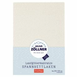 Buy 🔔 Julius Zöllner fitted sheet towelling for playpen 68 x 90 - 95 x 95 cm - Ecru 😍