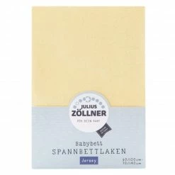 Discount 😉 Julius Zöllner Spannbetttuch für Kinderbett 60 x 120 / 70 x 140 cm - Banana 😍