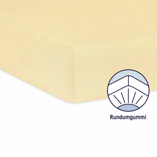 Discount 😉 Julius Zöllner Spannbetttuch für Kinderbett 60 x 120 / 70 x 140 cm - Banana 😍 3 Discount 😉 Julius Zöllner Spannbetttuch für Kinderbett 60 x 120 / 70 x 140 cm - Banana 😍 - Image 3