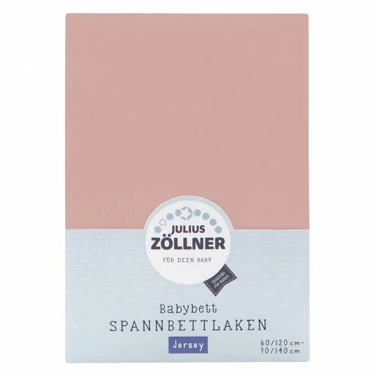 Hot Sale 😍 Julius Zöllner Spannbetttuch für Kinderbett 60 x 120 / 70 x 140 cm - Blush 🎉 1 Hot Sale 😍 Julius Zöllner Spannbetttuch für Kinderbett 60 x 120 / 70 x 140 cm - Blush 🎉